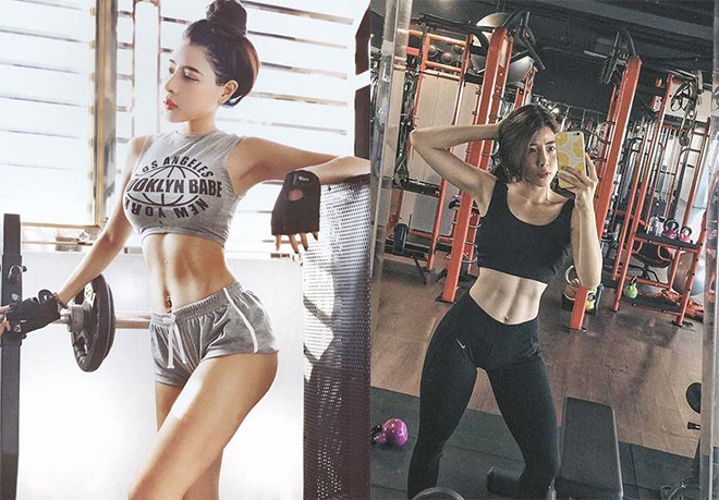 Người đẹp tập Gym Bích Hạnh số đo 3 vòng 88-57-95cm gây sốt tận Trung Quốc - 1