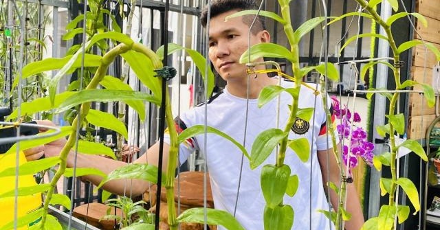 Choáng ngợp trước vườn lan đột biến của chàng trai 8X Tài Trần ở Bình Định