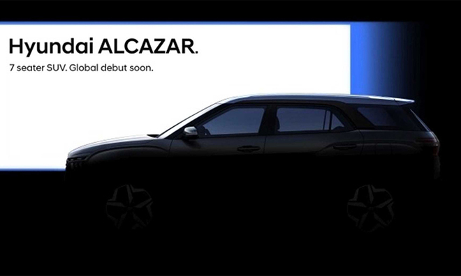 Hyundai Alcazar lộ diện - SUV 7 chỗ mới cạnh tranh Toyota Fortuner - 1