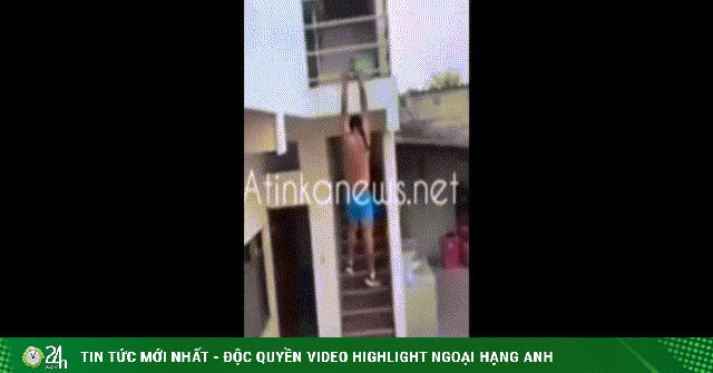 Clip: Màn thoát thân nín thở của “kẻ vụng trộm” khi bị bắt quả tang