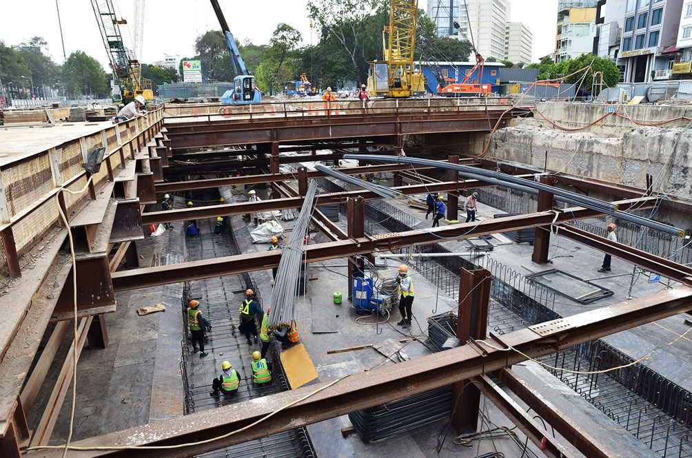 Lộ diện ga ngầm trung tâm Bến Thành, công trình kết nối 4 tuyến Metro ở Sài Gòn - 17