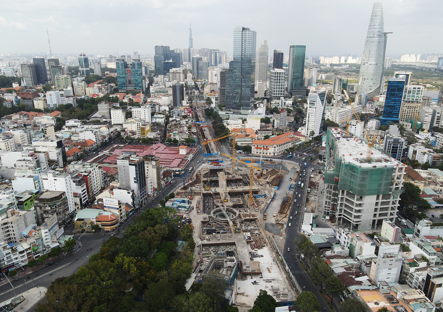 Lộ diện ga ngầm trung tâm Bến Thành, công trình kết nối 4 tuyến Metro ở Sài Gòn - 2