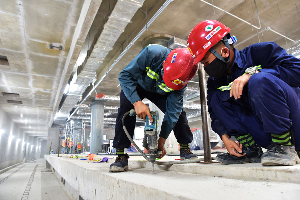 Lộ diện ga ngầm trung tâm Bến Thành, công trình kết nối 4 tuyến Metro ở Sài Gòn - 9