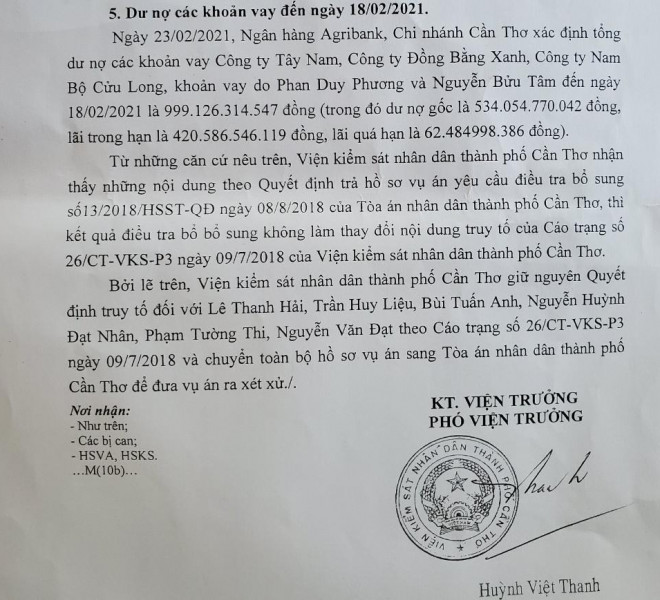 Phục hồi điều tra đại án 1.000 tỉ đồng ở Cần Thơ - 3