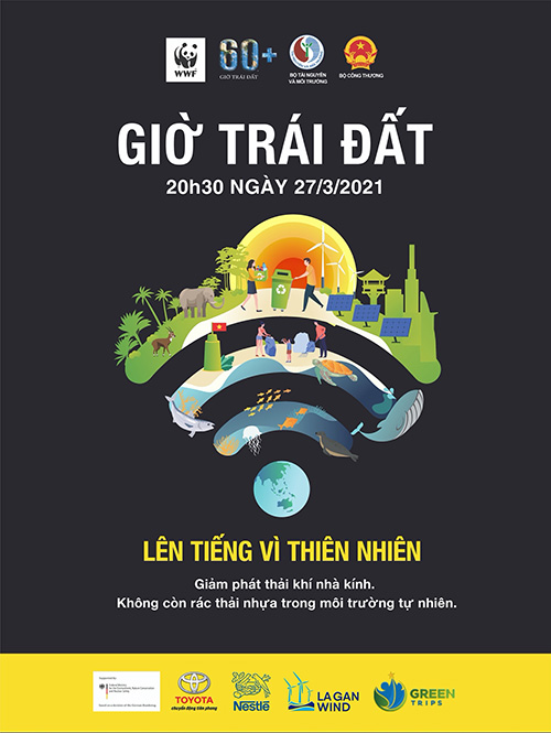 Giờ Trai đất 21 Len Tiếng Vi Thien Nhien