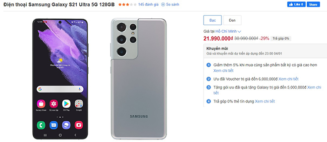 Hàng loạt smartphone giảm kịch dịp tết dương lịch 2022 - 1