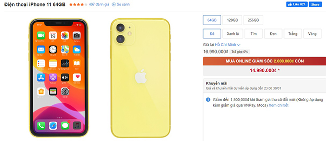 Hàng loạt smartphone giảm kịch dịp tết dương lịch 2022 - 5