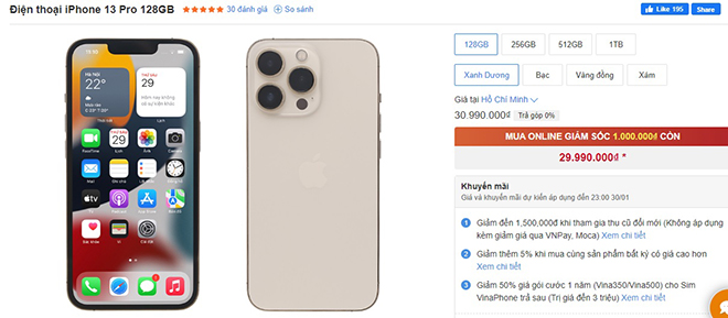 Hàng loạt smartphone giảm kịch dịp tết dương lịch 2022 - 6