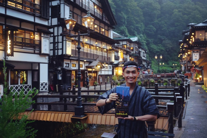 Suối nước nóng Ginzan Onsen đẹp mê hoặc trong ngày mưa - 7