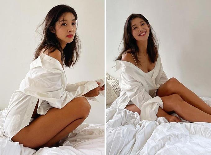 Người đẹp suýt bung cúc áo, gợi tình vượt mặt Song Hye Kyo - 14