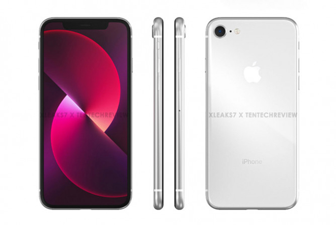 Xuất hiện hình ảnh kết xuất nóng hổi của iPhone SE 3 - 3