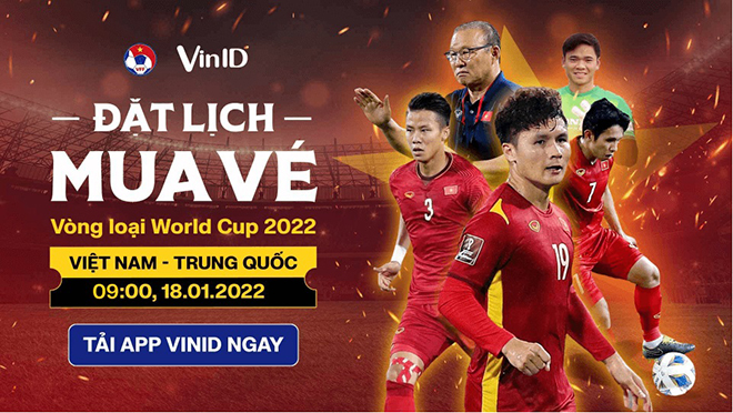 VinID mở bán vé trận Việt Nam - Trung Quốc đúng mùng 1 Tết - 1