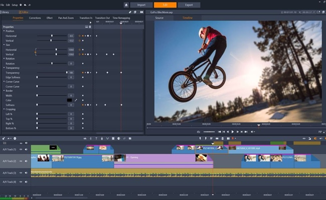 Top 10 video editing software that is easy to use and has many good features - 10
