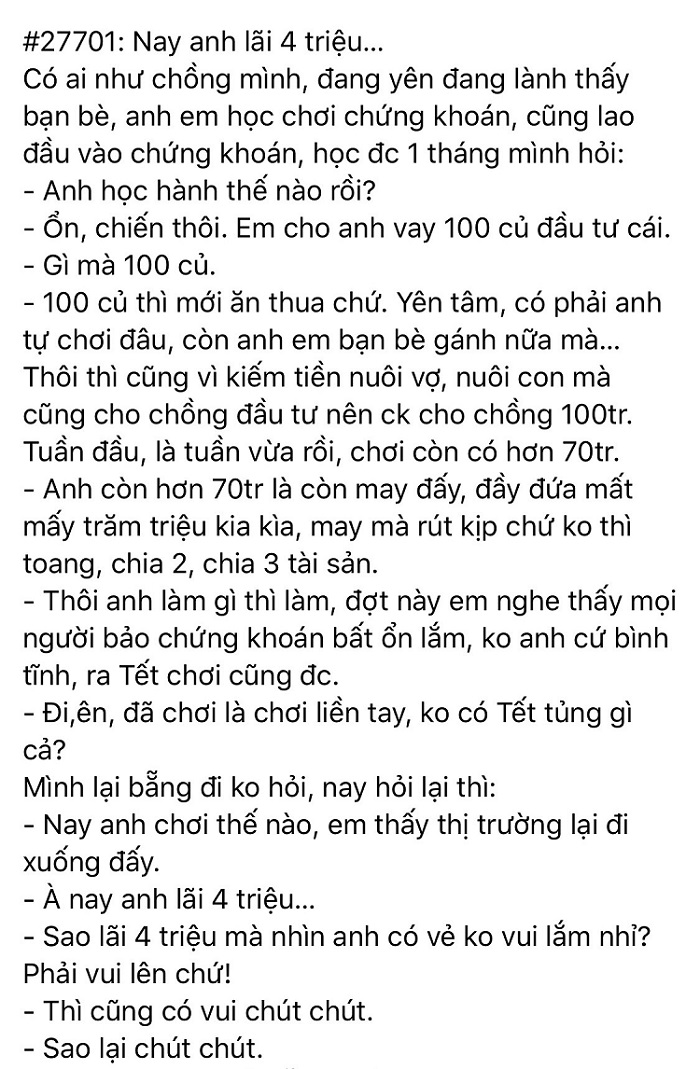 F0 “mếu máo” kể chuyện đầu tư hai tuần "bay" gần 100 triệu - 3