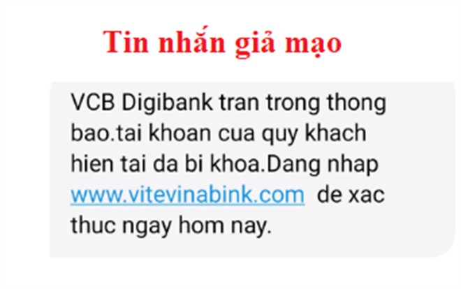 Vietcombank điểm mặt chỉ tên 5 đường link lừa đảo giả danh VCB Digibank - 1