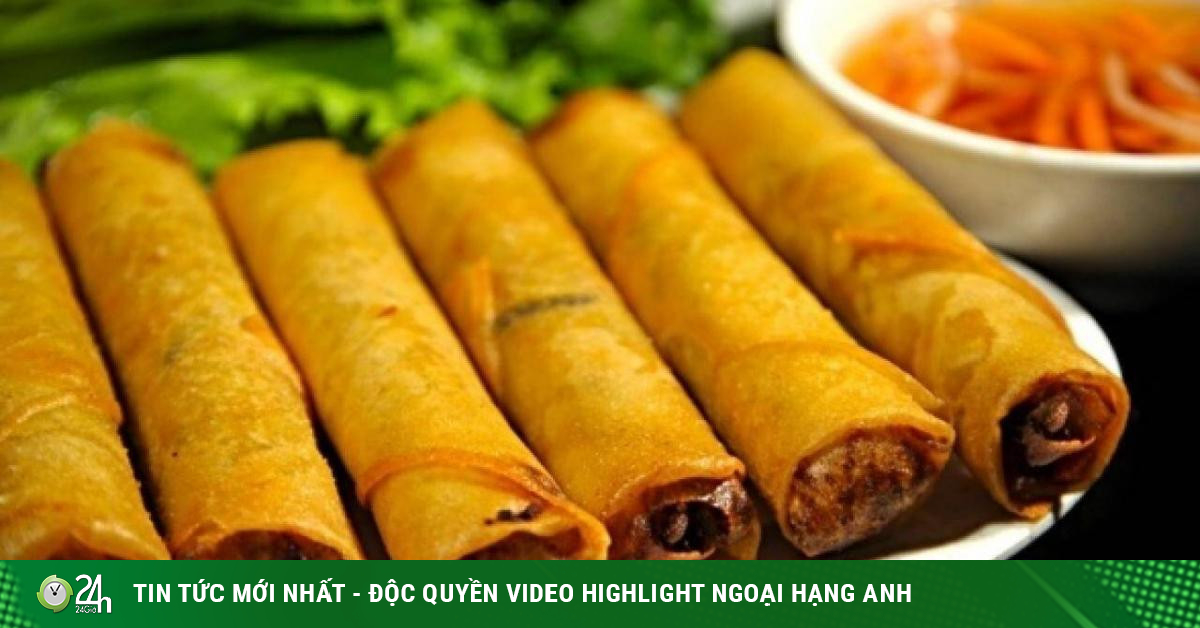 Cách làm nem rán thịt và chay tại nhà siêu đơn giản, giòn thơm ai cũng mê