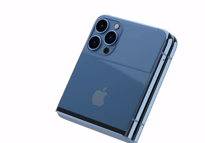 Concept iPhone Flip xuất hiện, vượt Galaxy Z Flip 3 ngoạn mục - 1
