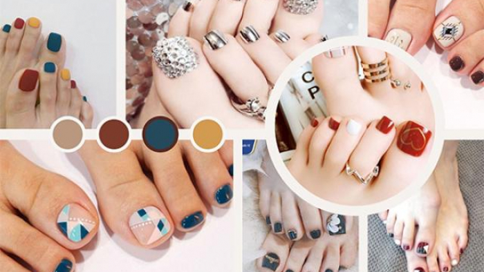 25 các kiểu sơn móng chân đẹp thu hút nổi bật HOT nhất