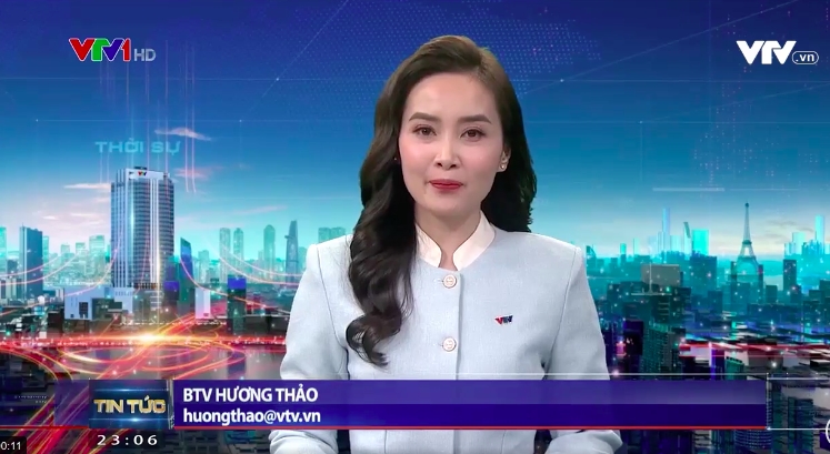 Bản tin Thời sự VTV bất ngờ có nữ BTV giọng miền Nam mới - 1