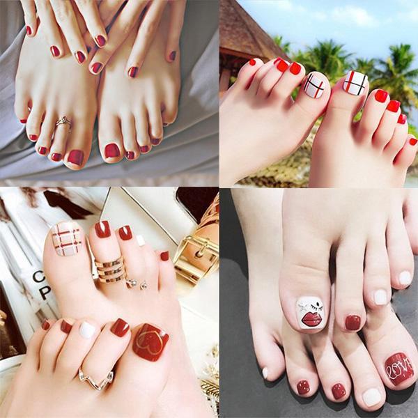 Mẫu nail chân đẹp đơn giản nhẹ nhàng được yêu thích nhất - 28