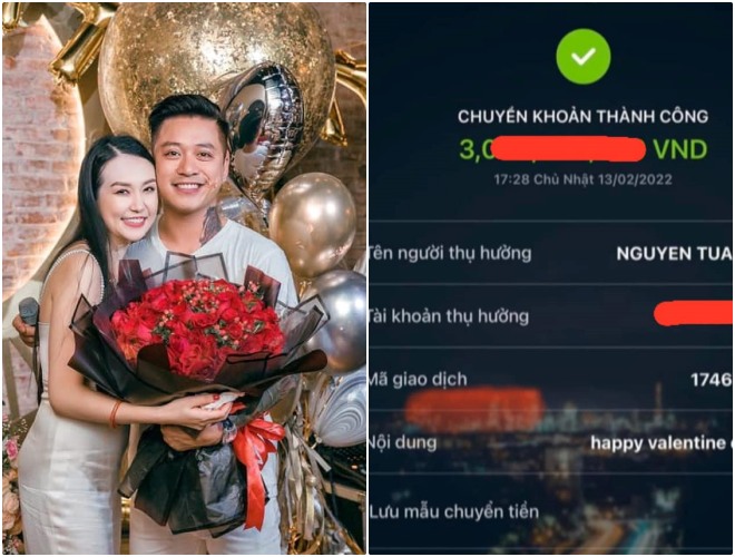 Tuấn Hưng được vợ CEO "thưởng nóng" hàng tỷ đồng làm quà Valentine - 1
