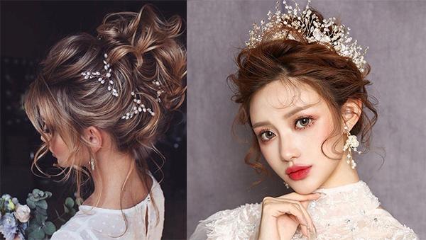 20 kiểu tóc cô dâu đẹp đơn giản xinh ngây ngất dẫn đầu xu hướng hiện nay - 30