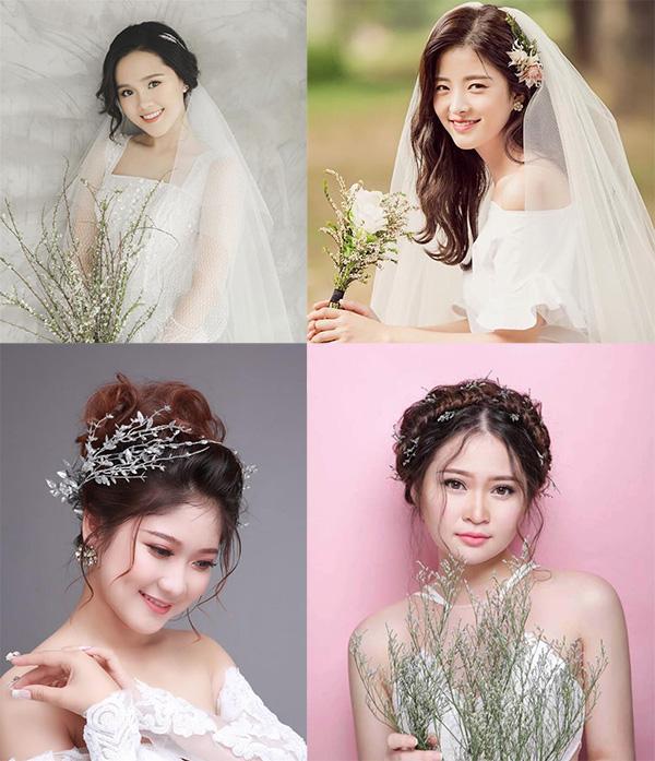 20 kiểu tóc cô dâu đẹp đơn giản xinh ngây ngất dẫn đầu xu hướng hiện nay - 23
