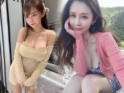 Hot girl xứ Đài diện đồ gợi cảm khoe vòng một khủng trên tàu điện