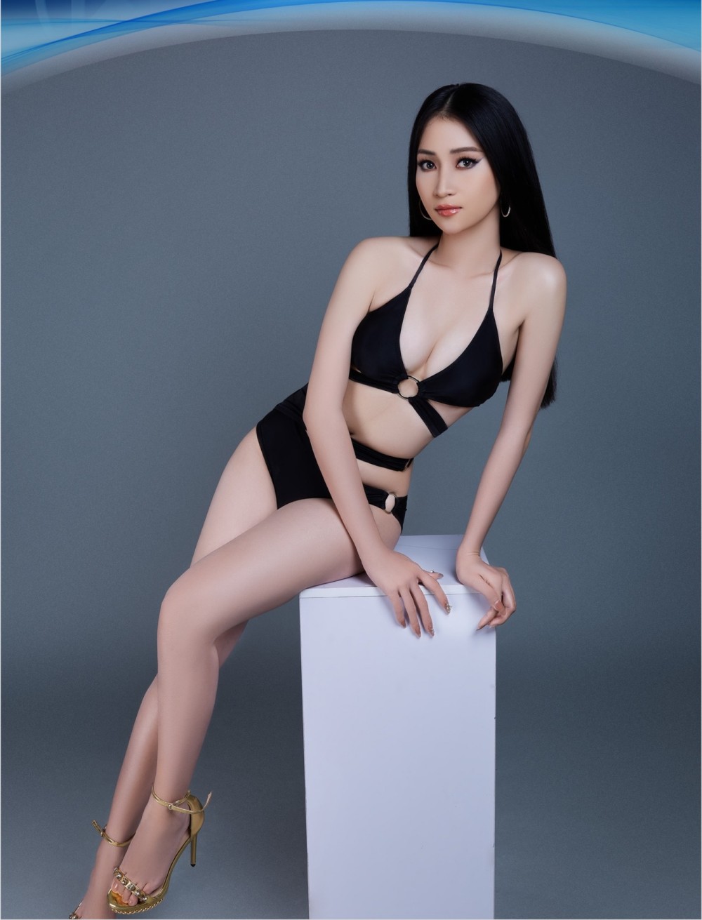 Thi hoa hậu, nữ sinh Tiền Giang khoe body tươi trẻ tuổi đôi mươi - 1