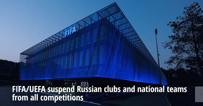 NÓNG: FIFA loại ĐT Nga khỏi World Cup 2022, UEFA trục xuất Spartak Moscow - 1