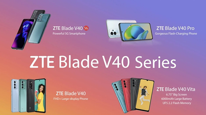 Ra mắt ZTE Blade V40 Series pin &#34;khủng, giá cực cạnh tranh - 1