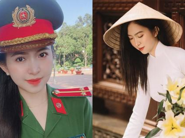 Những hình ảnh nữ công an xinh đẹp mạnh mẽ cá tính