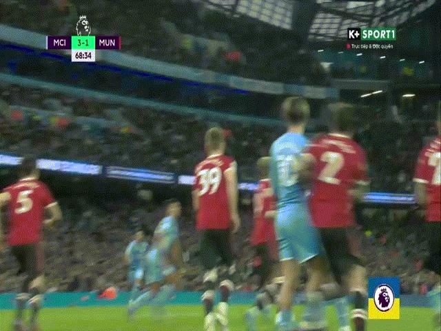 Video bóng đá Man City - MU: Tiệc 5 bàn & 2 cú đúp siêu sao (Vòng 28 Ngoại hạng Anh)