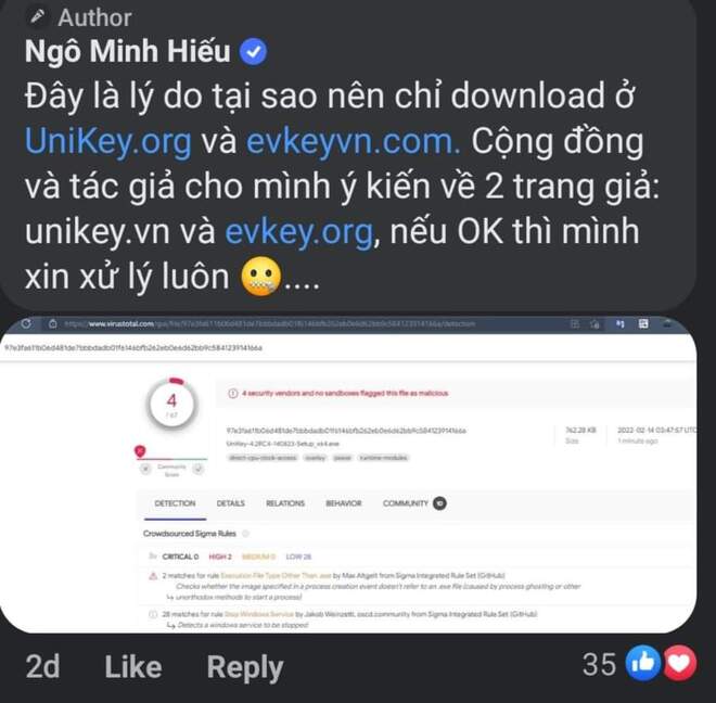 Bị Hiếu PC tố là Unikey "fake" và "xin xử lý luôn", Unikey.vn giờ ra sao? - 1
