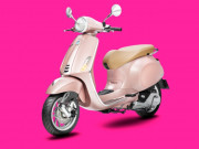 Vespa Primavera Pink Rosa màu hoa hồng trình diện, đốn tim phái đẹp Việt