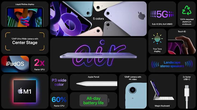 iPad Air 2022 chính thức trình làng với giá từ 13,68 triệu đồng - 4
