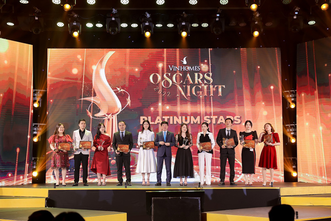 Vinhomes Oscars Night vinh danh những đại lý bất động sản xuất sắc nhất khu vực Hà Nội - 2