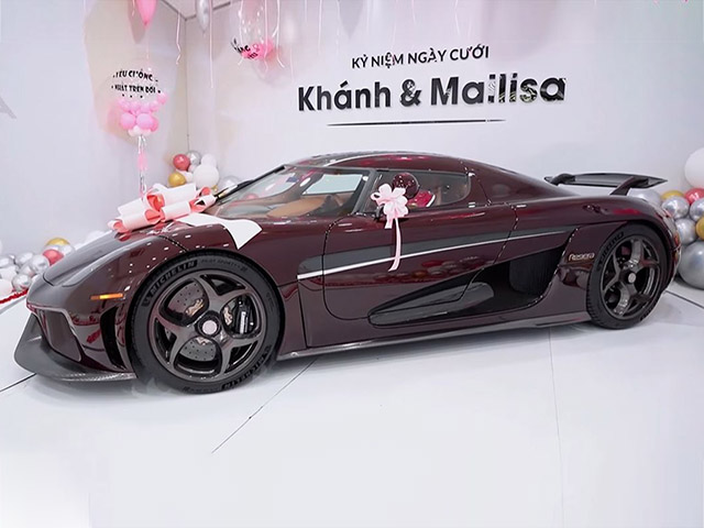 ”Vợ nhà người ta” tặng chồng siêu xe 200 tỷ nhân dịp kỷ niệm ngày cưới