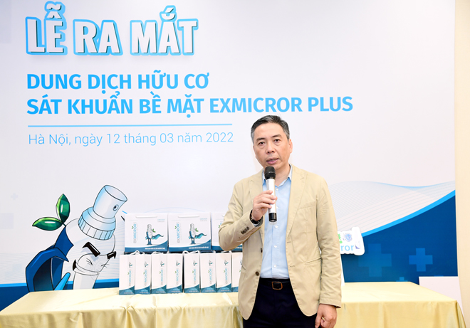 Exmicror Plus thương hiệu khử khuẩn về mặt hữu cơ đạt tiêu chuẩn FDA có mặt tại Việt Nam - 2