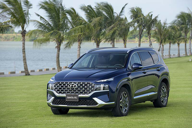 Giá xe Hyundai Santa Fe lăn bánh tháng 3/2022, giảm 50% LPTB - 4