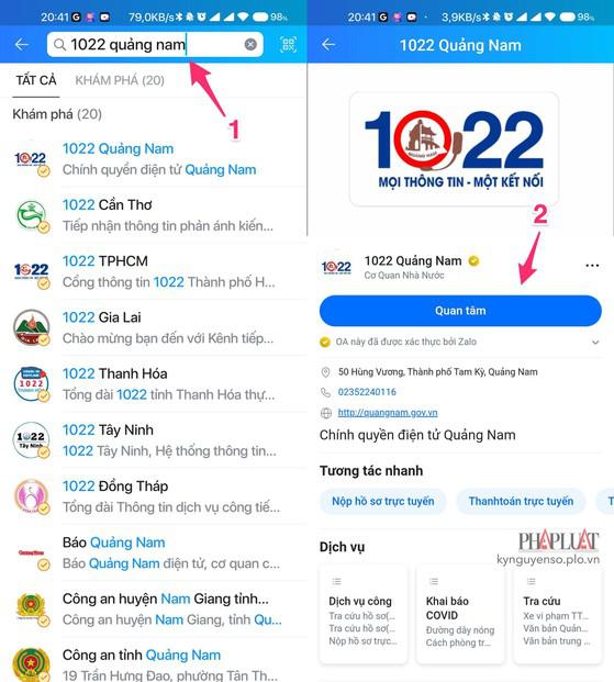 Cách kiểm tra tiến độ giải quyết thủ tục hành chính bằng Zalo - 2