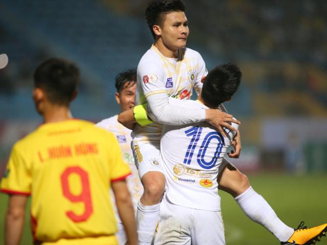 Quang Hải ghi ”bàn thắng vàng”, HLV Hà Nội khen không kém cầu thủ Hàn Quốc