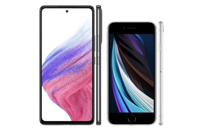 So kè Galaxy A53 và iPhone SE 2022 hấp dẫn nhất tầm trung - 1