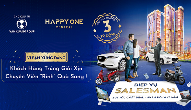 Chủ đầu tư Happy One Central tri ân khách hàng với tổng quà tặng lên đến 3 tỷ đồng - 1