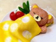 Người Nhật mách bạn làm món cơm chiên trứng hình chú gấu siêu dễ thương, cực kỳ đơn giản