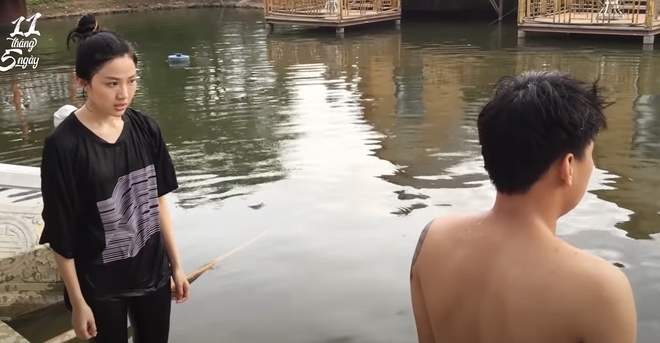 Mỹ nhân Thanh Hóa hoảng sợ vì chìm nghỉm dưới hồ sâu 7m, người mệt đờ khi quay dưới nước - 9