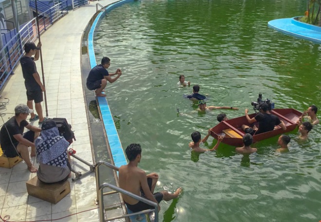 Mỹ nhân Thanh Hóa hoảng sợ vì chìm nghỉm dưới hồ sâu 7m, người mệt đờ khi quay dưới nước - 7