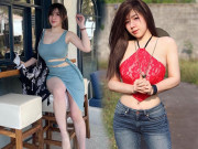 Mỹ nhân "mặc như không" đi thu hoạch nấm gây sốc