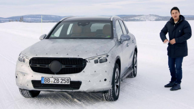 Mercedes-Benz GLC 2022 lộ diện, trang bị công nghệ đánh lái bốn bánh - 1