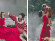Chuyến trekking “cực ngầu” của mẹ cùng con gái nhỏ giữa rừng xanh